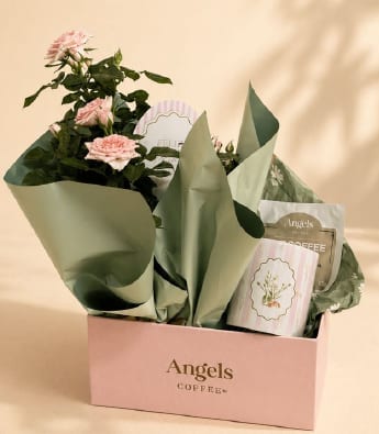 Presente com flores e café especial · Uruaçu